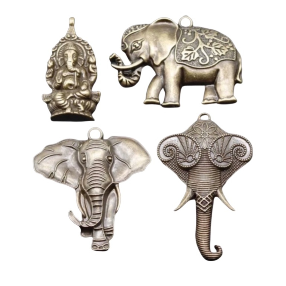 Big Beautiful Ganesha Pendant Charms .NWT